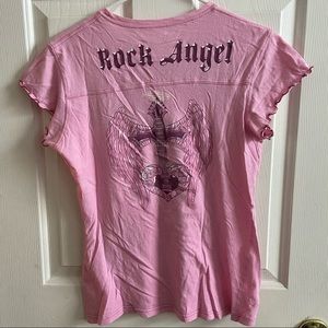 baby pink hard rock cafe tee